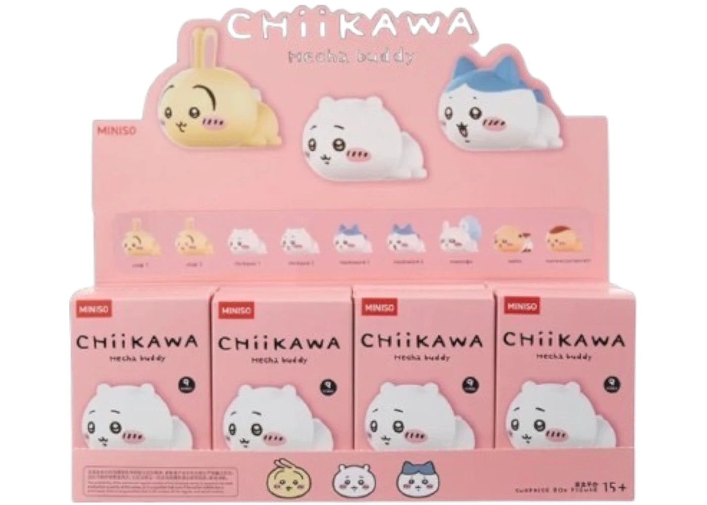 Miniso Top Toy x Chiikawa Hechat Buddy Series Figure Sealed Case (8 Blind Box) -1