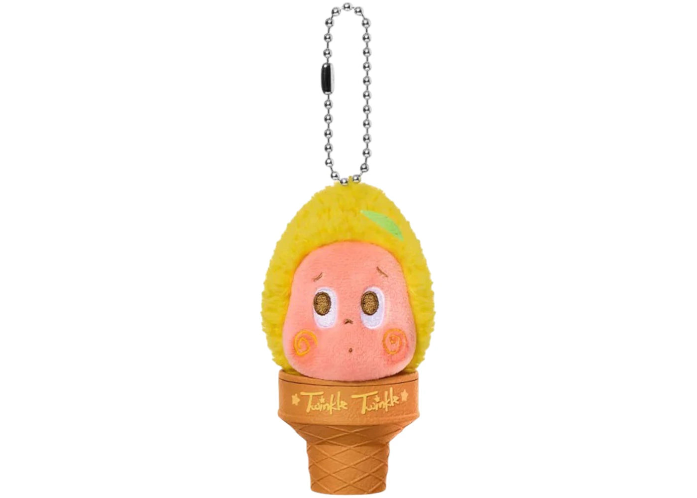 Pop Mart MOON GELATO Series Ice Cream Mint Ice Lemon Gelato Plush Pendant -1