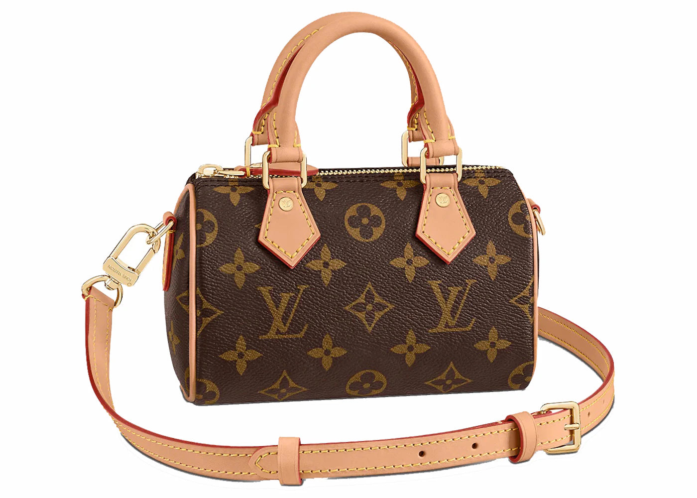 Louis Vuitton Nano Speedy Monogram Canvas Brown -1