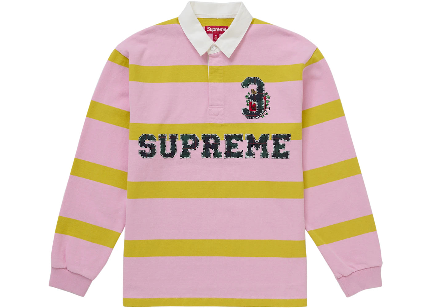 Supreme Stripe Rugby (FW25) Pink -1