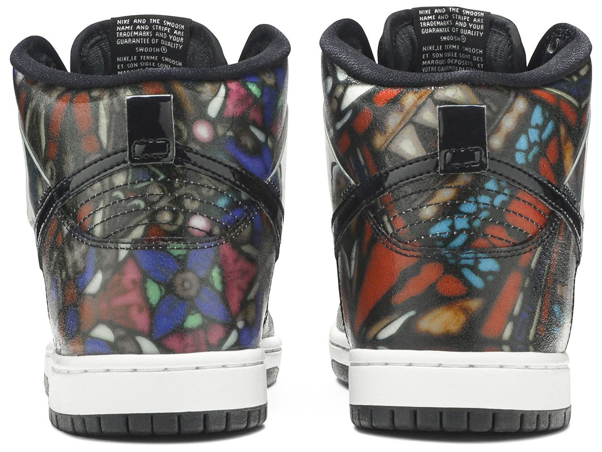 Nike SB Dunk High Concepts Stained Glass-Back