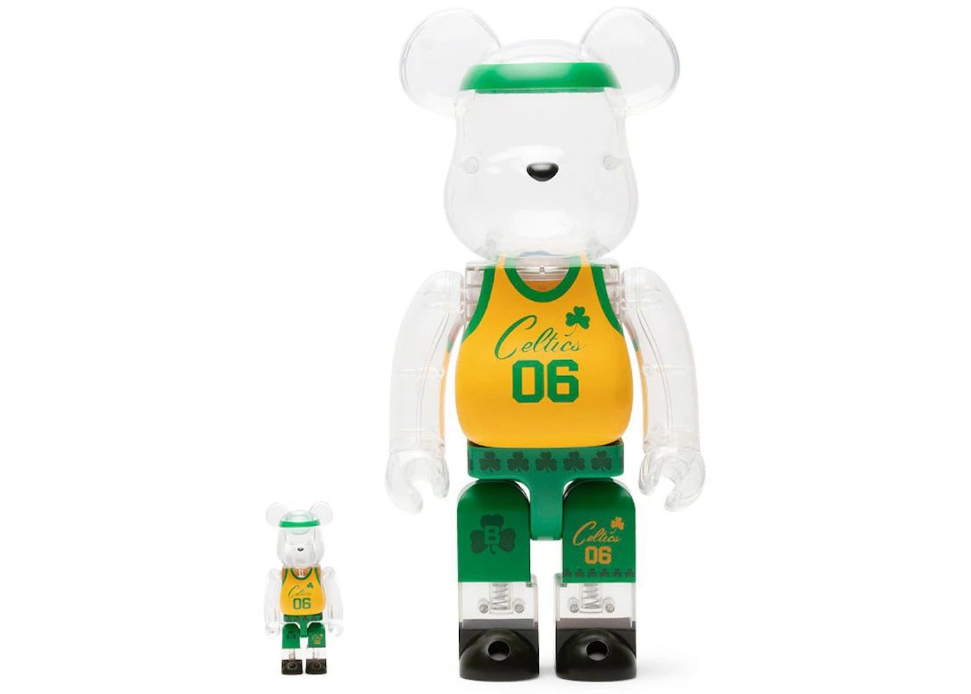Bearbrick x Bodega x NBA Worldwide Respect Boston Celtics 100% & 400% Set -1