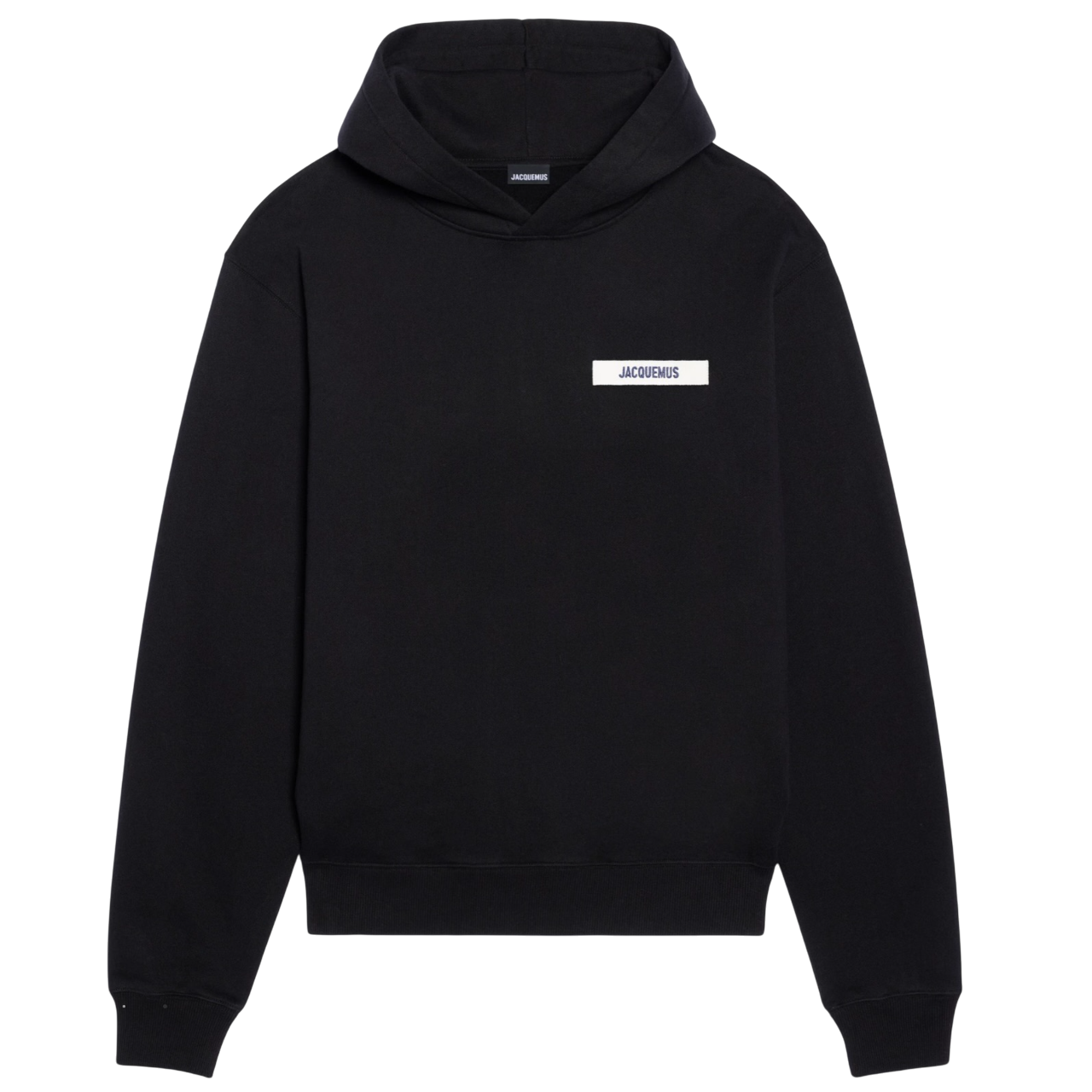 Le Hoodie Gros Grain Jacquemus Noir -1