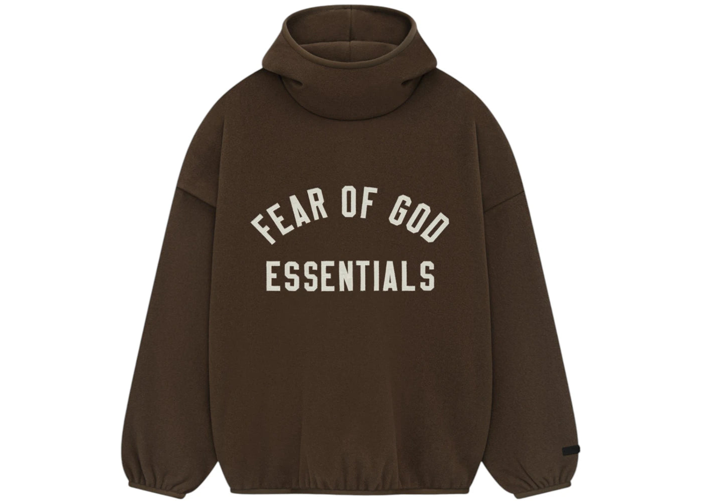 Fear of God Essentials Brushed Hoodie Brown -1