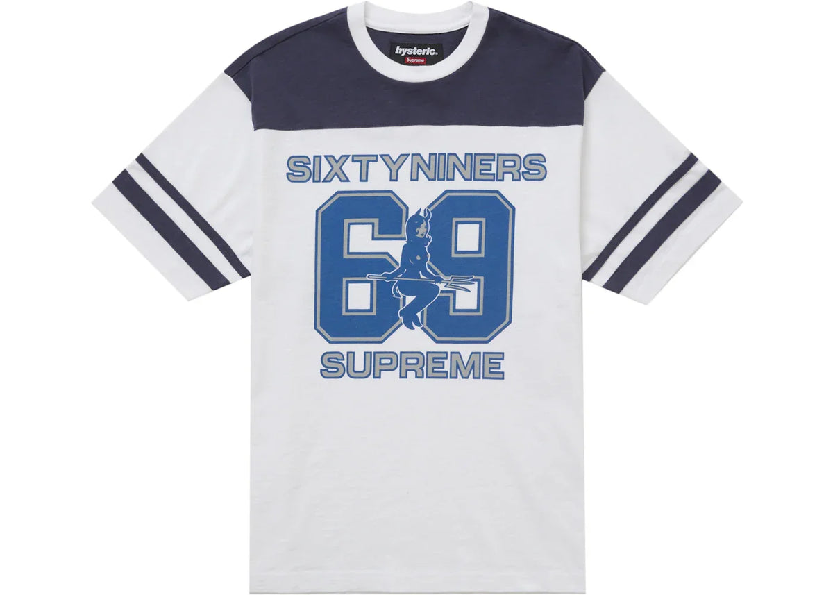 Supreme Hysteric Glamour 69 Football Top White