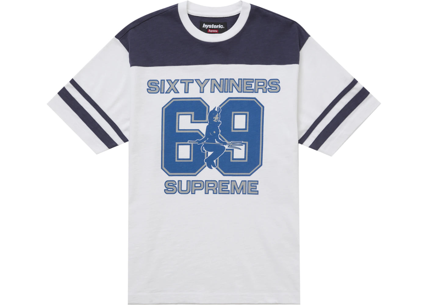 Supreme Hysteric Glamour 69 Football Top White -1