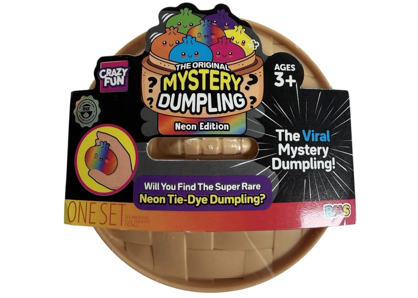 Squishy Bun The Original Mystery Dumpling : Neon Tie Dye Edition Blind Box -1