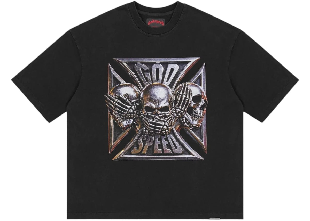 Godspeed Omerta Tee Black -1