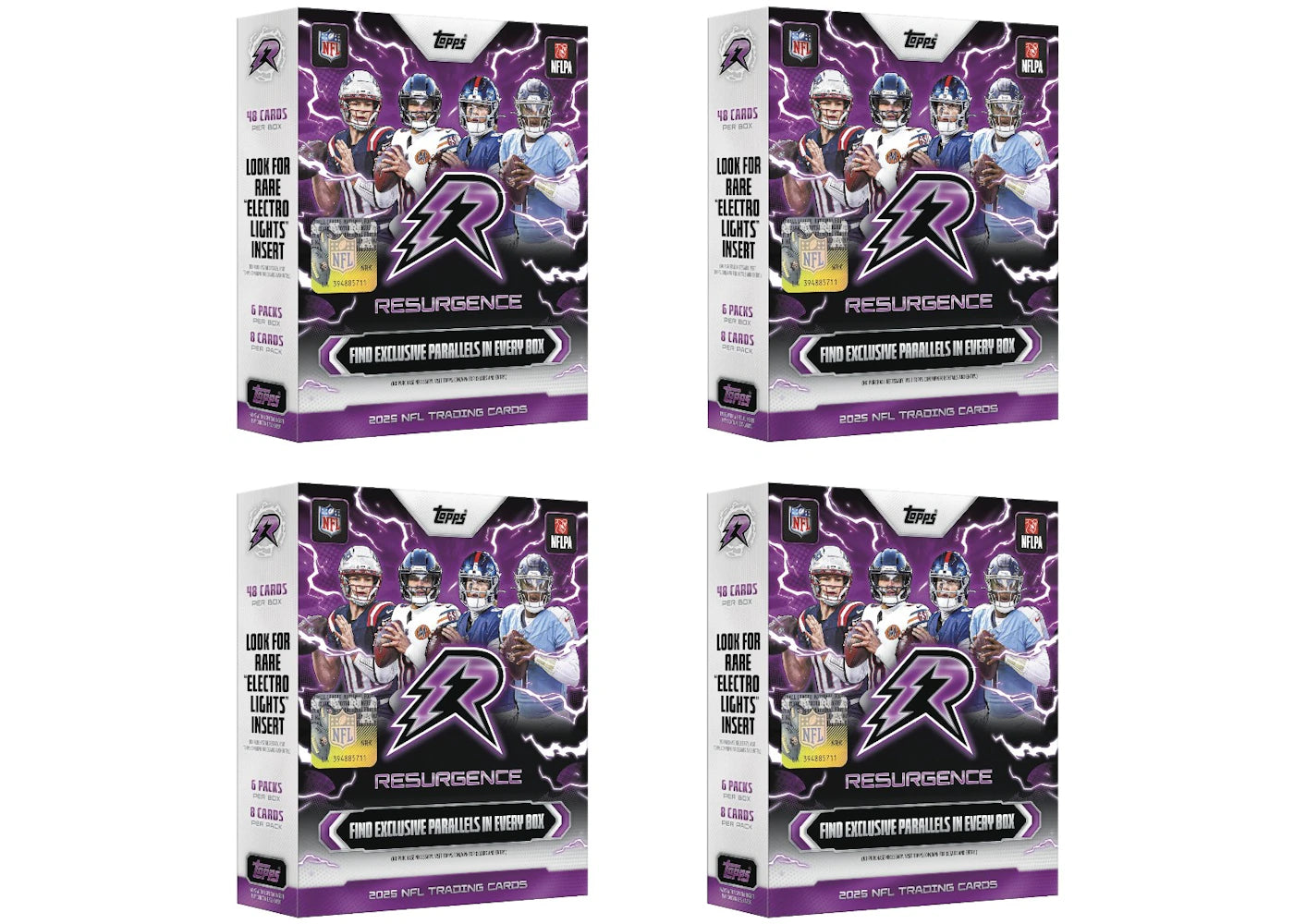 2025 Topps Resurgence Football Mega Box 4x Lot -1