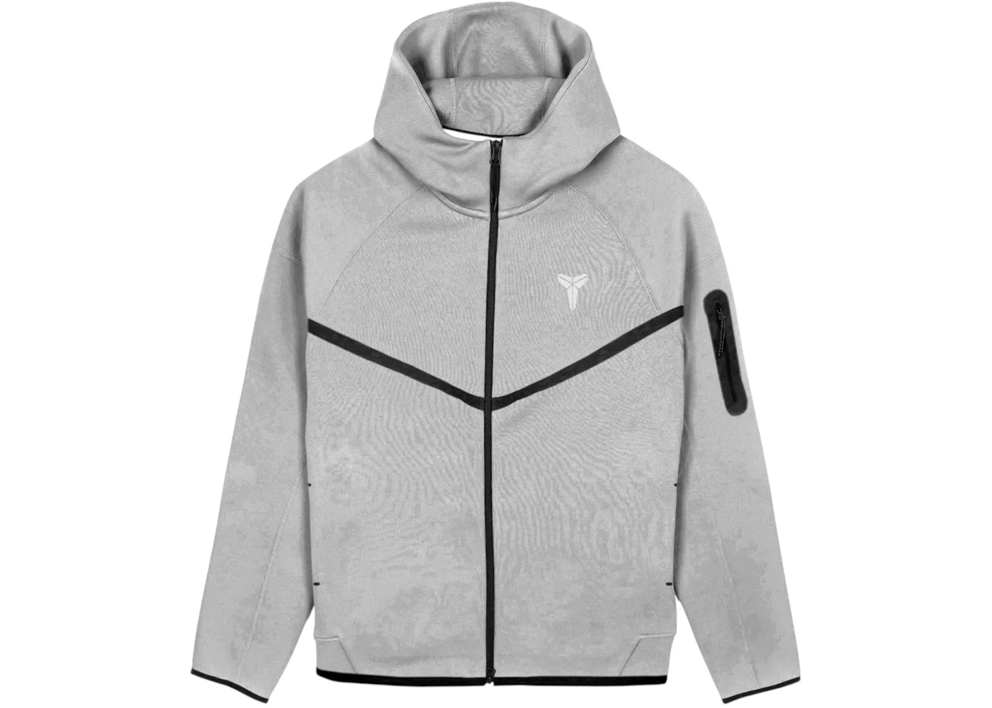 Nike Kobe Bryant Tech Fleece Windrunner Full Zip Jacket Dark Grey Heather/White -1