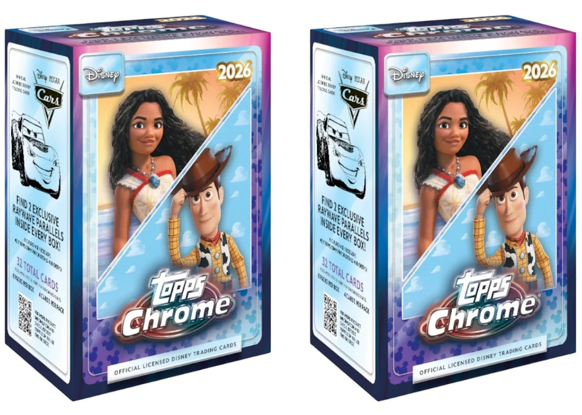 2026 Topps Chrome Disney Value Box 2x Lot -1