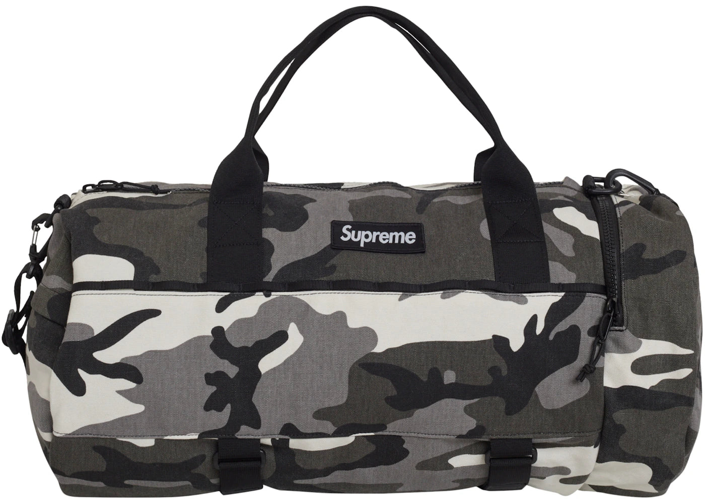 Supreme Duffle Bag (SS25) Snow Camo -1