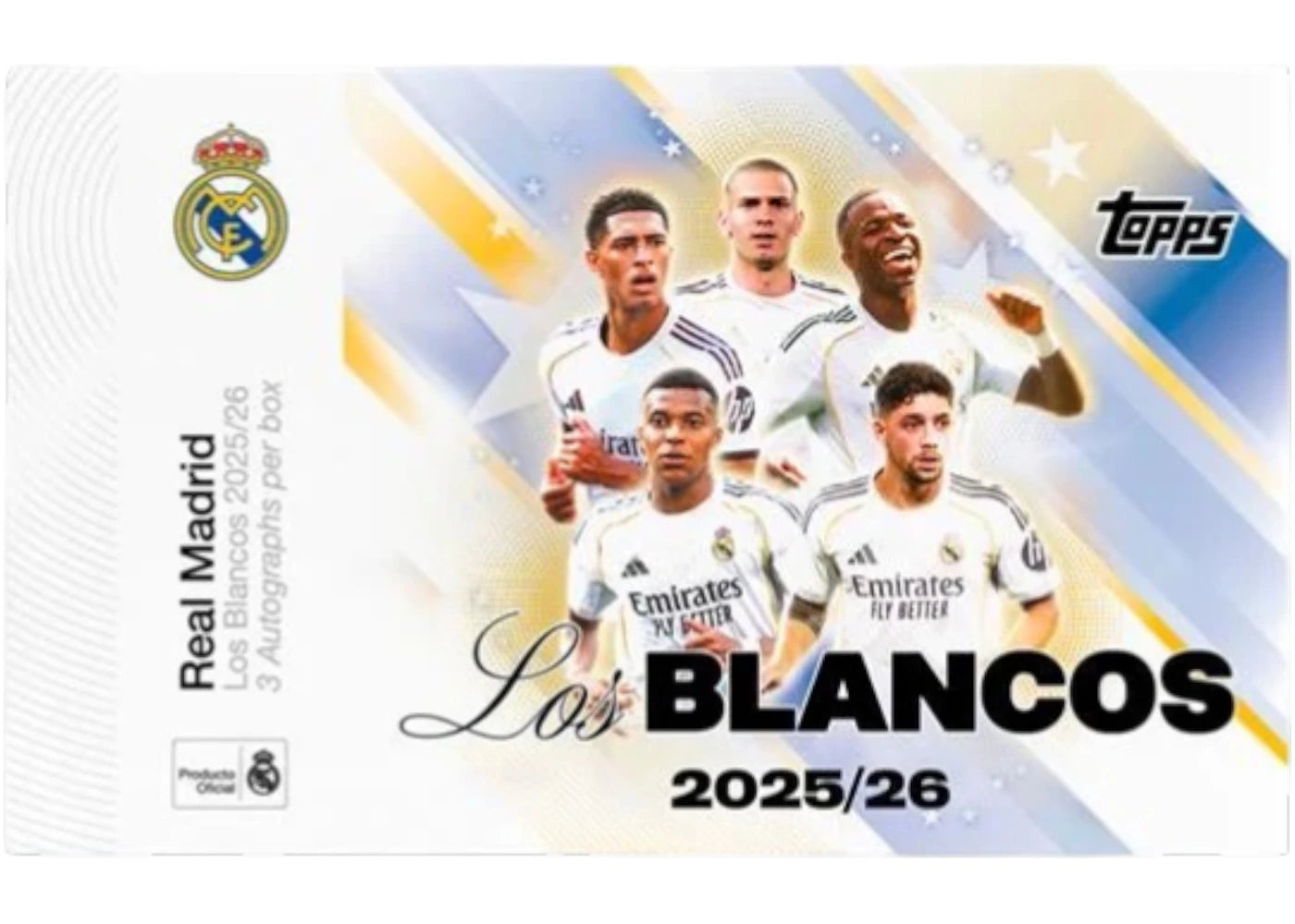 Topps Los Blancos Hobby Box 2025-26 Topps Real Madrid -1