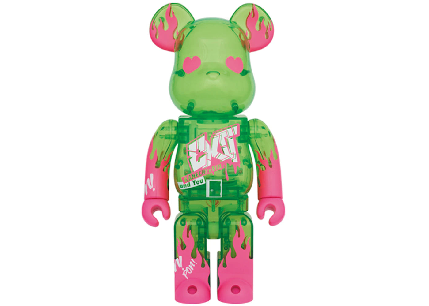 Bearbrick Exit 400% Green -1