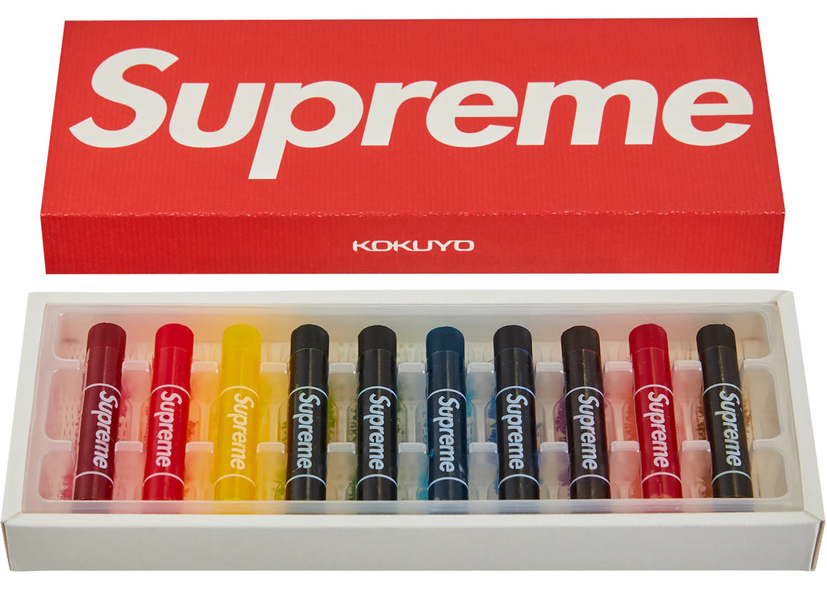 Supreme Kokuyo Translucent Crayons (Pack of 10) Multicolor -1