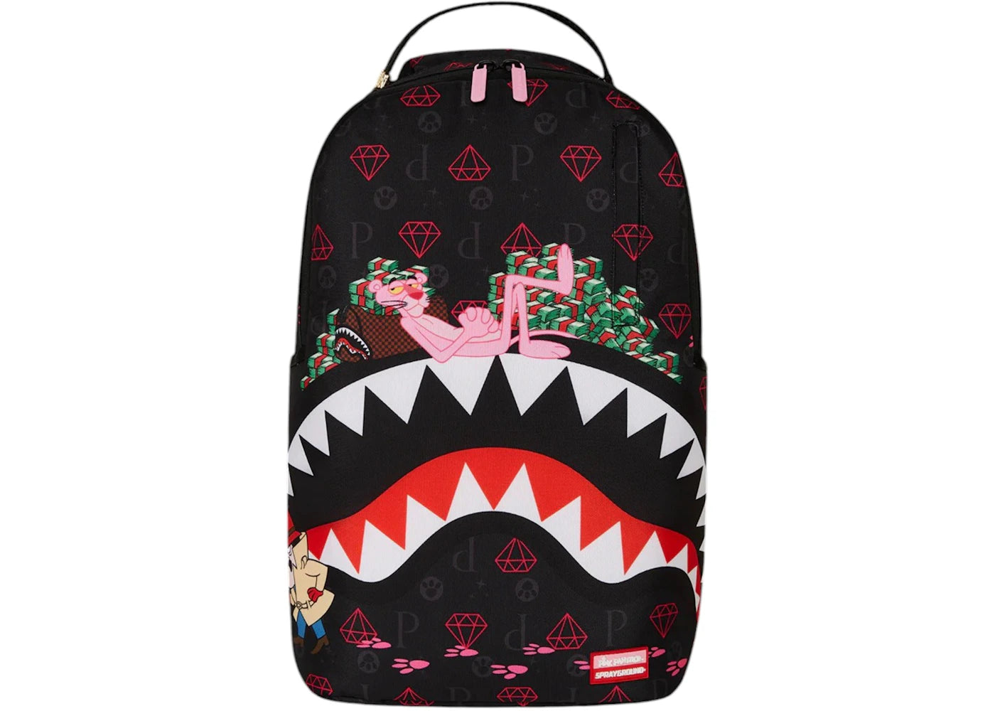 Sprayground Pink Panther Pink Mischief Backpack Multicolor -1