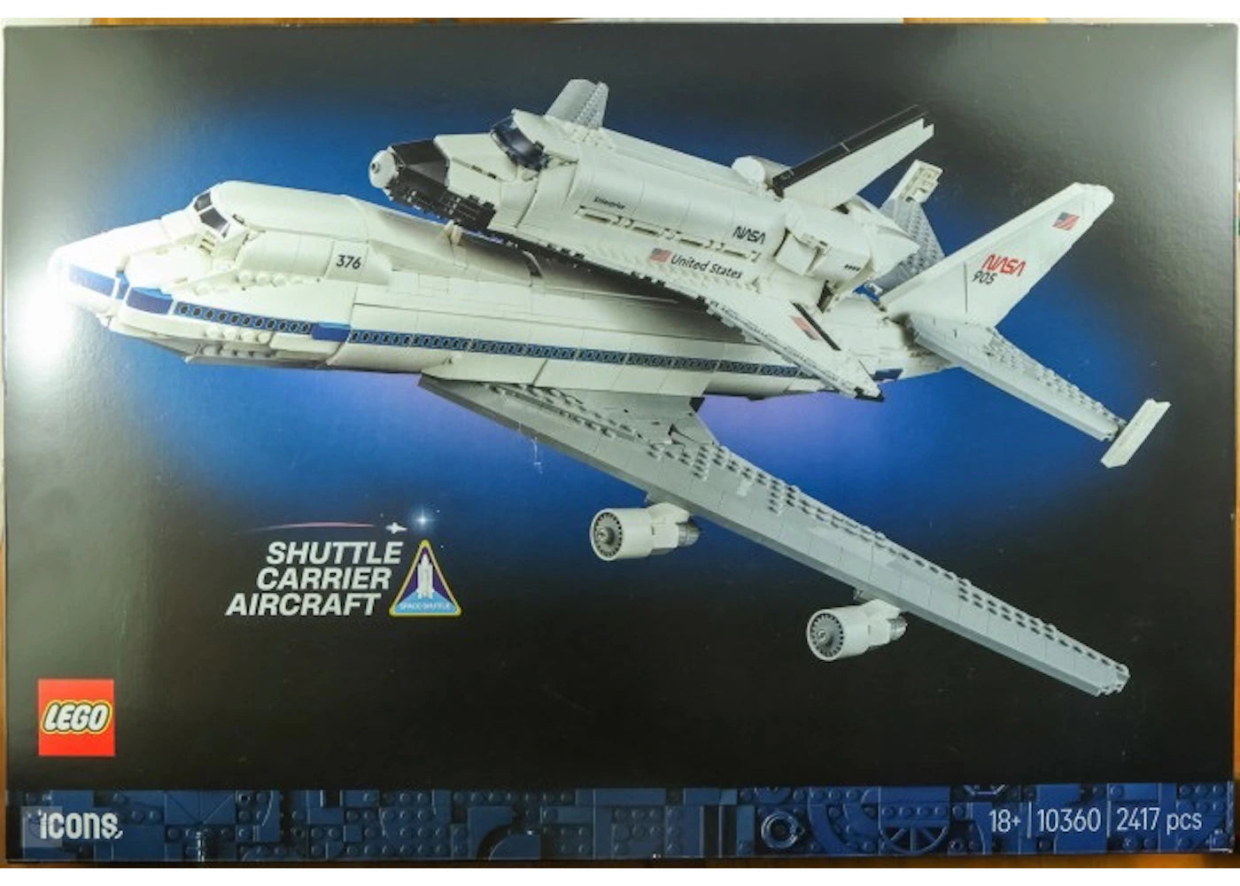 LEGO Space Shuttle Carrier Aircraft Set 10360 -1