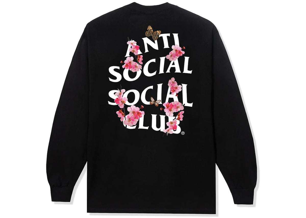 Anti Social Social Club Kkotch Long Sleeve Black -1