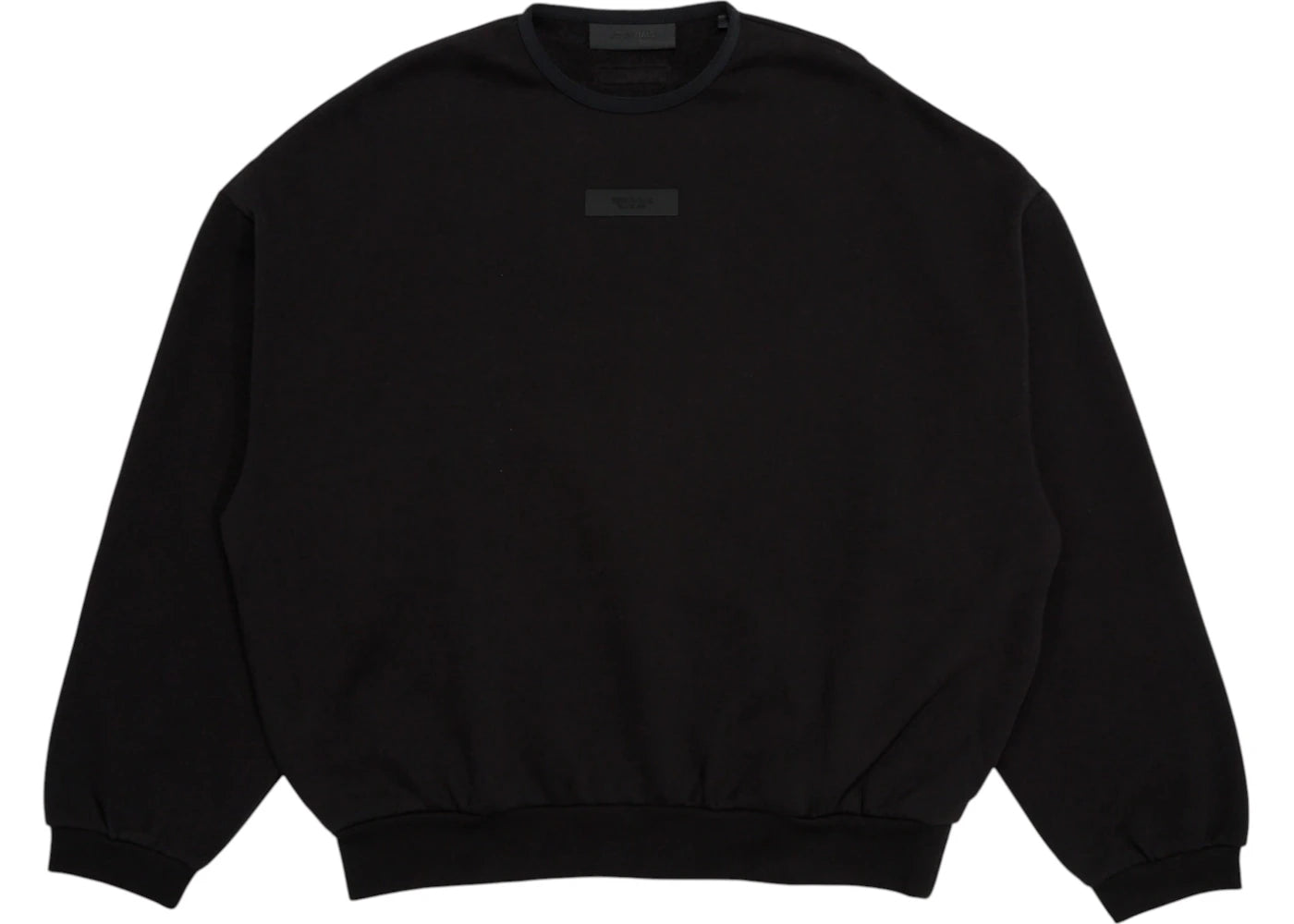 Fear of God Essentials Crewneck Sweatshirt (SS24) Jet Black -1