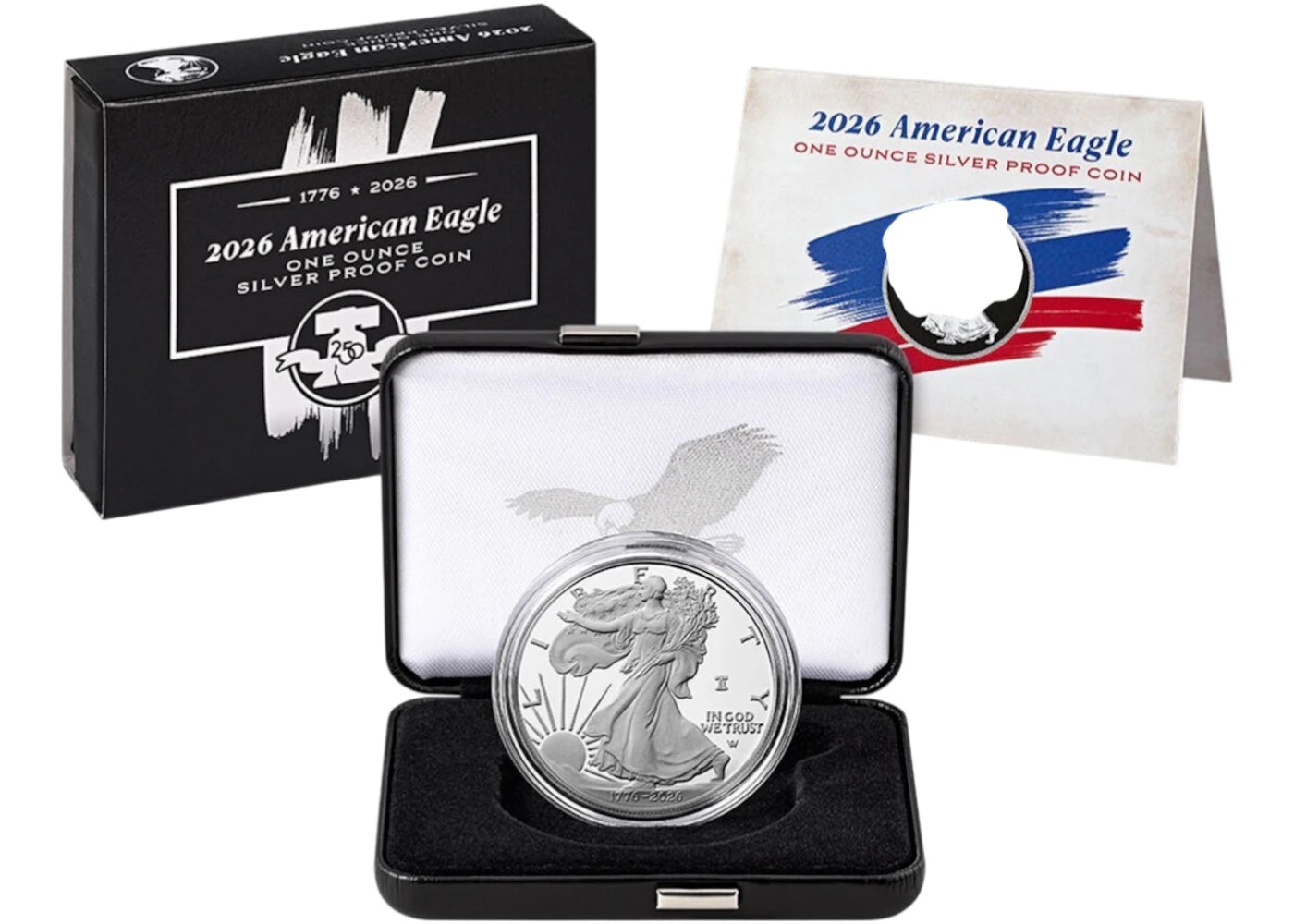United States Mint American Eagle 2026 One Ounce Silver Proof Coin West Point (W) -1