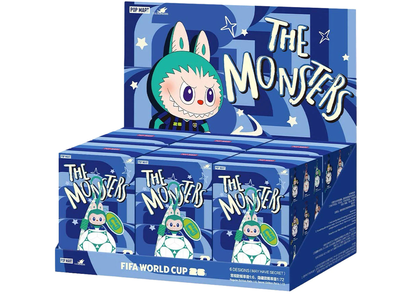 Pop Mart THE MONSTERS x FIFA SERIES Labubu Football Mini Bag Sealed Case (6 Blind Box) -1