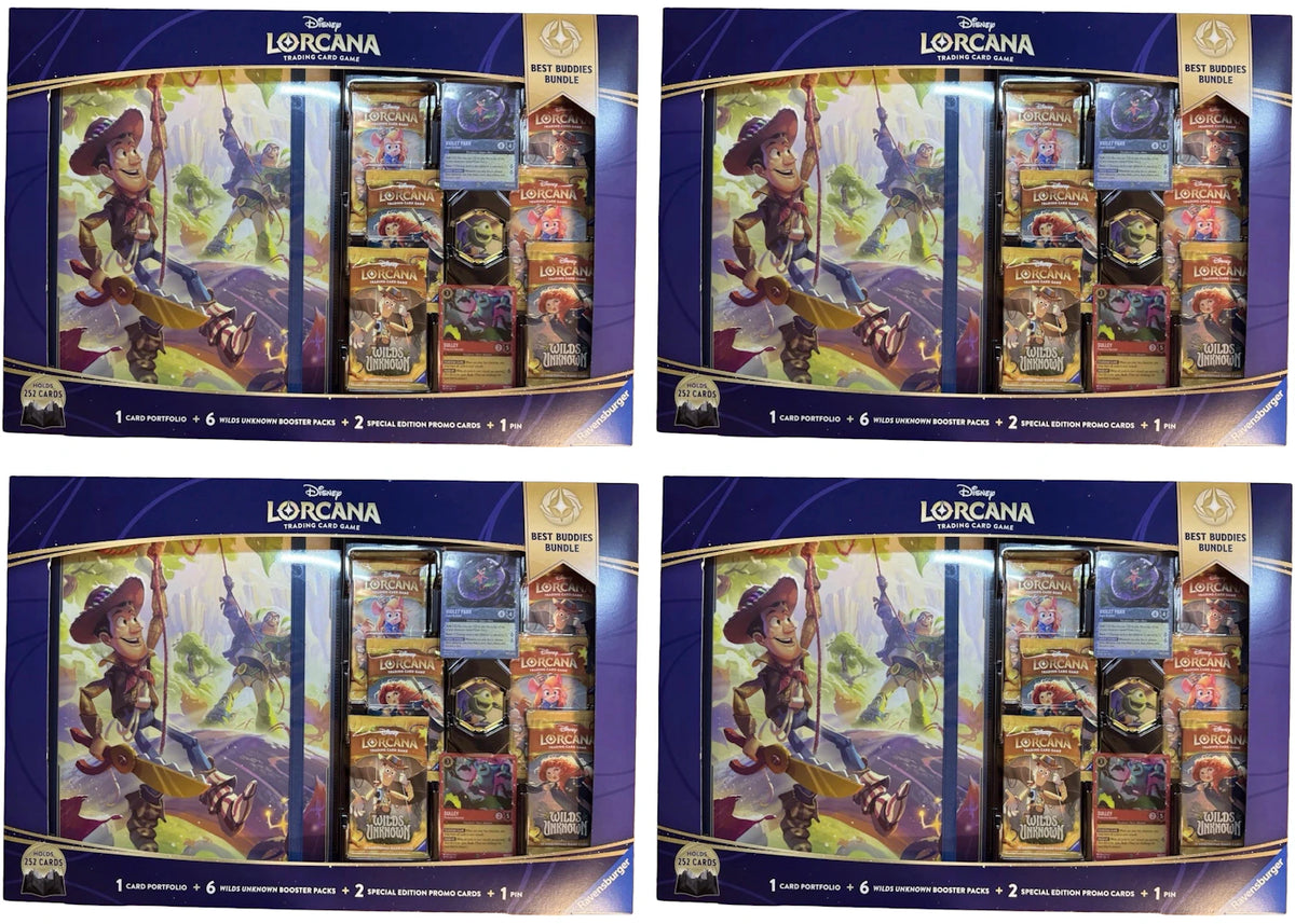 2026 Disney Lorcana Best Buddies Bundle (Costco Exclusive) 4x Lot -1