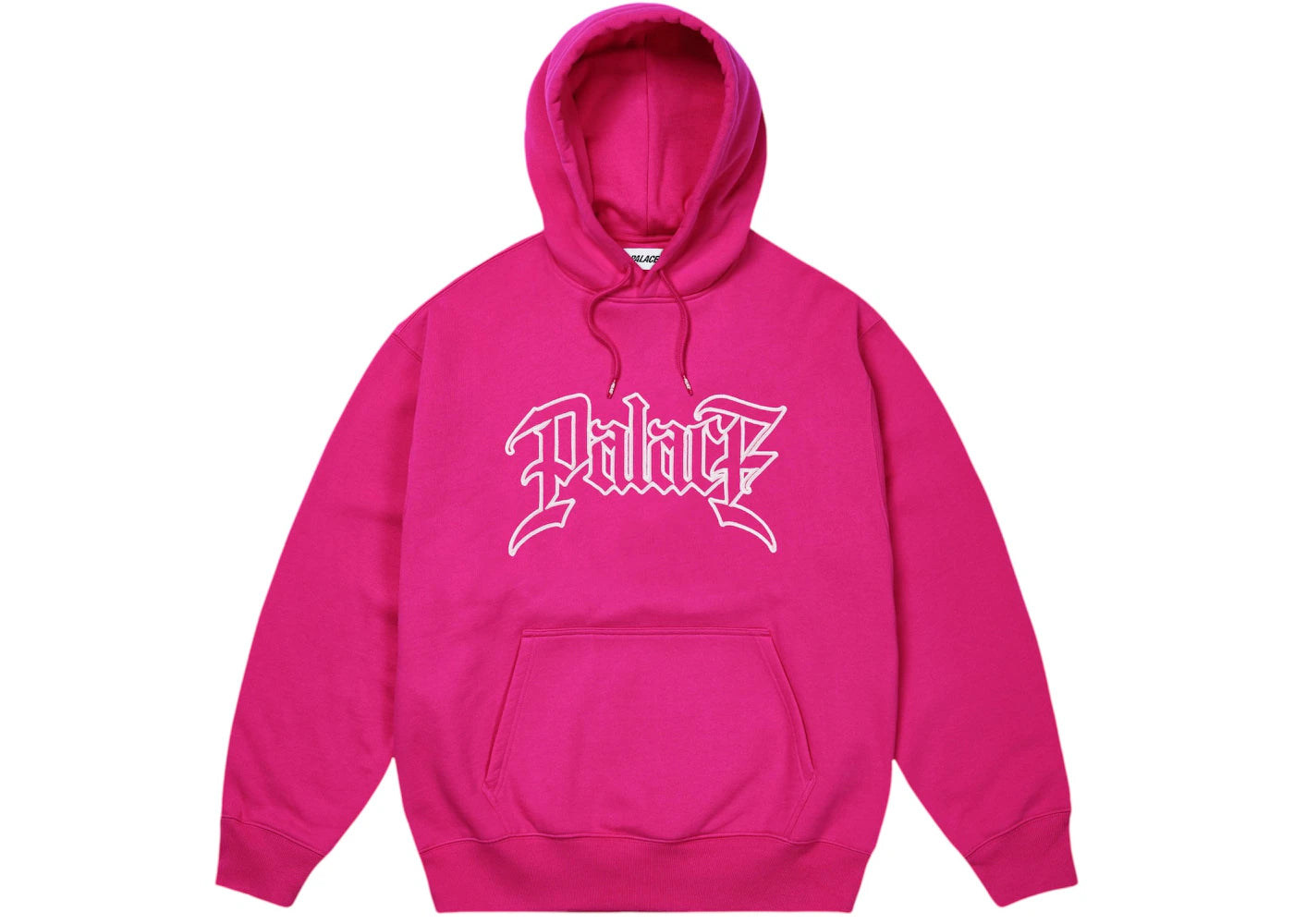 Palace Le Script Hoodie Heavy Pink -1