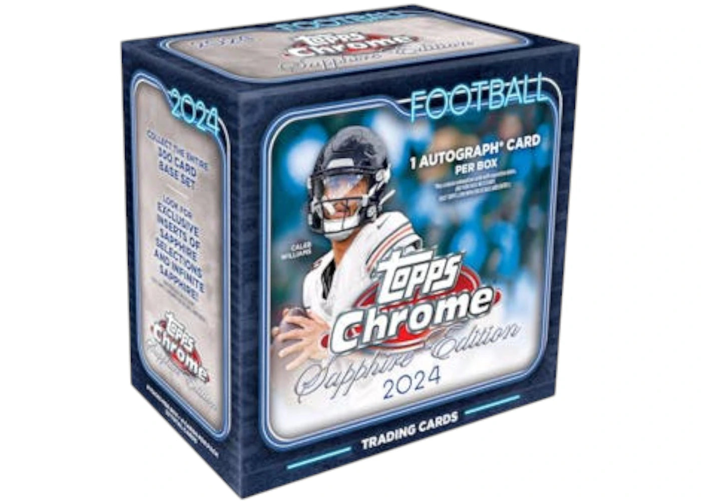 2024 Topps Chrome Sapphire Football Hobby Box -1