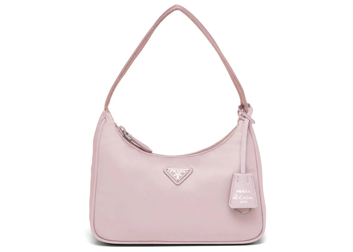 Prada Re-Edition 2000 Re-Nylon Mini Bag Alabaster Pink -1
