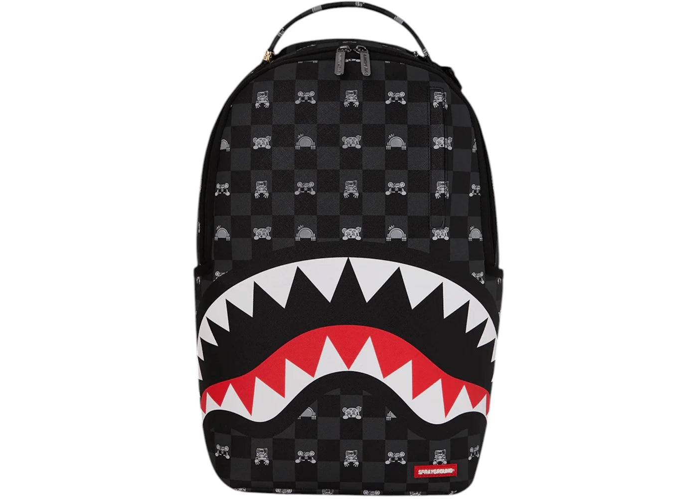 Sprayground Peeking Character Check DLXSV Bag Black -1