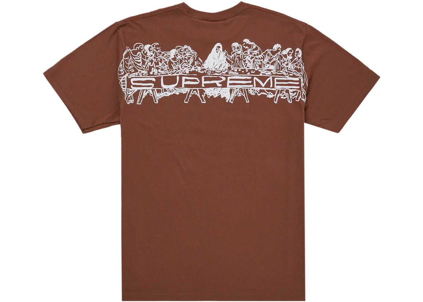 Supreme Supper Tee Brown -1