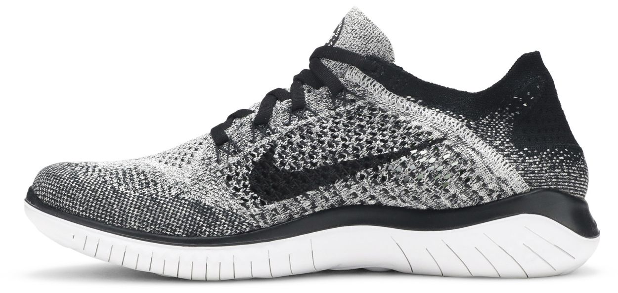 Nike Free RN Flyknit 2018 Oreo (Women's)-2