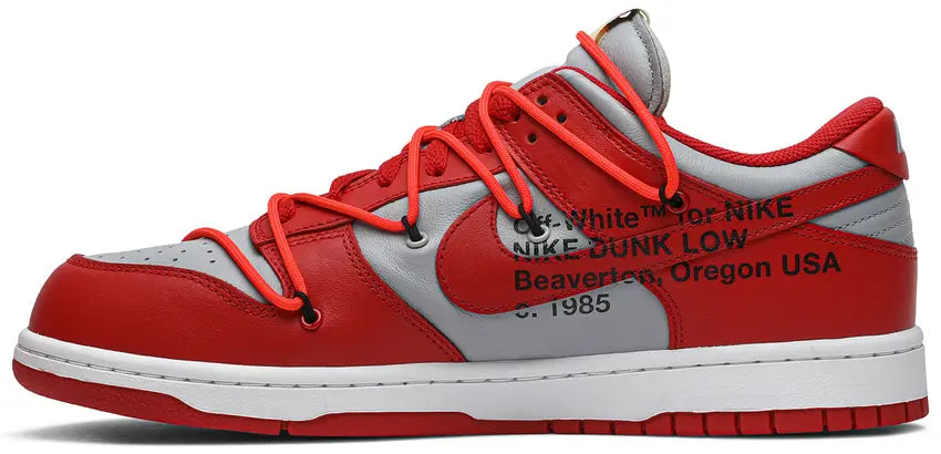 Dunk Low Off-White University Red