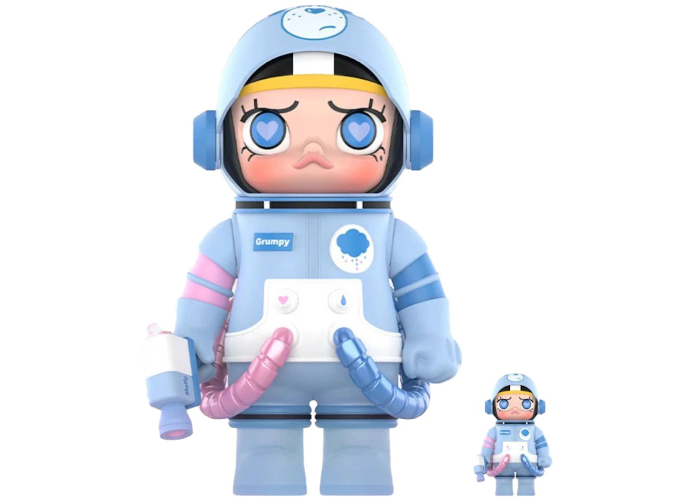 Pop Mart Mega Space Molly x Grumpy Bear 100% & 400% Set -1