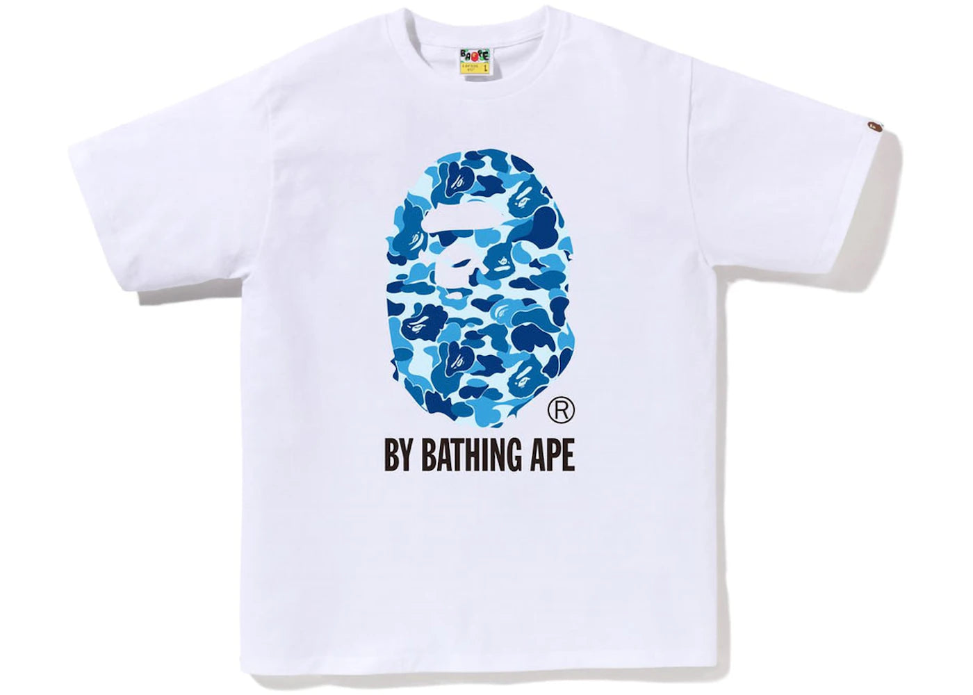 BAPE ABC Camo By Bathing Ape Tee White/Blue -1
