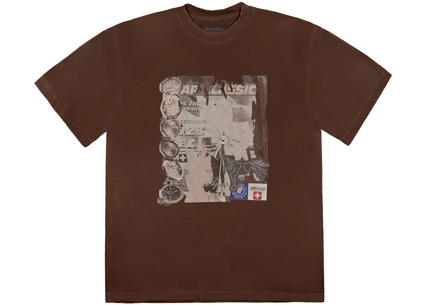 Travis Scott CJ x Audemars Piguet Classic Tee Red -1