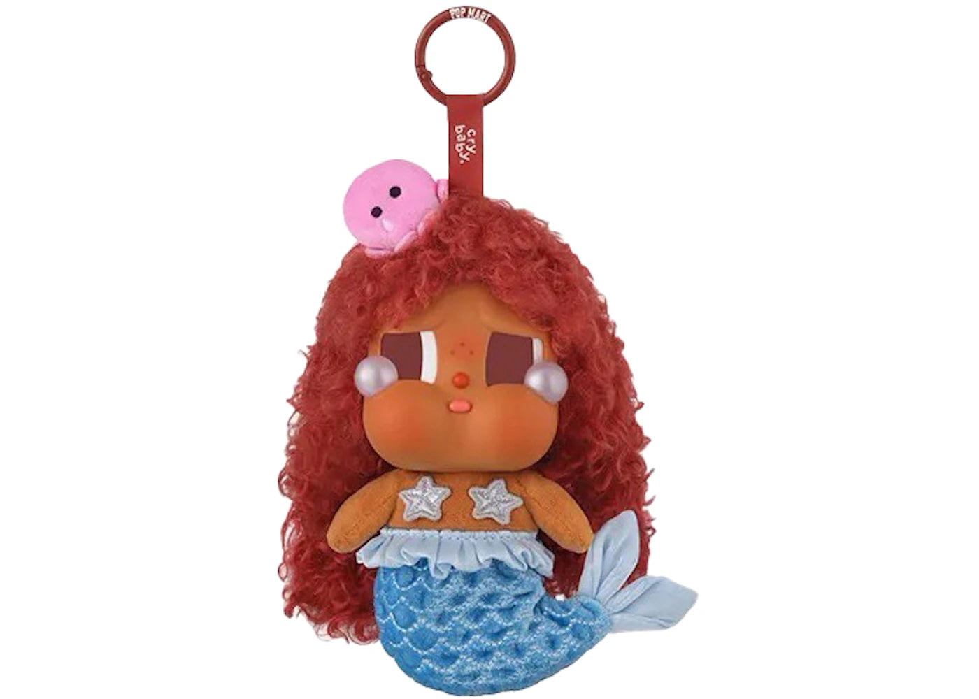 Pop Mart Crybaby Vacation Mode On Series Merbaby Tears Secret Edition Vinyl Plush Pendant -1