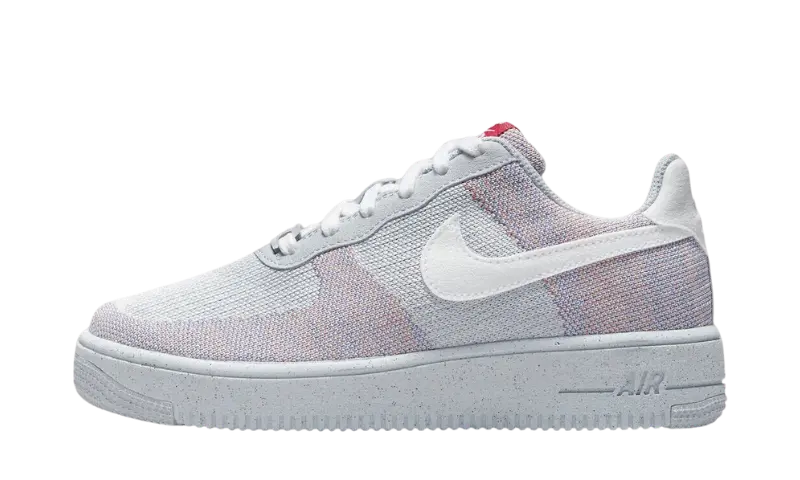 Nike Air Force 1 Low Crater Flyknit Wolf Grey - MTHOR SHOP