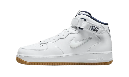 Nike Air Force 1 Mid QS Jewel NYC White Midnight Navy - MTHOR SHOP