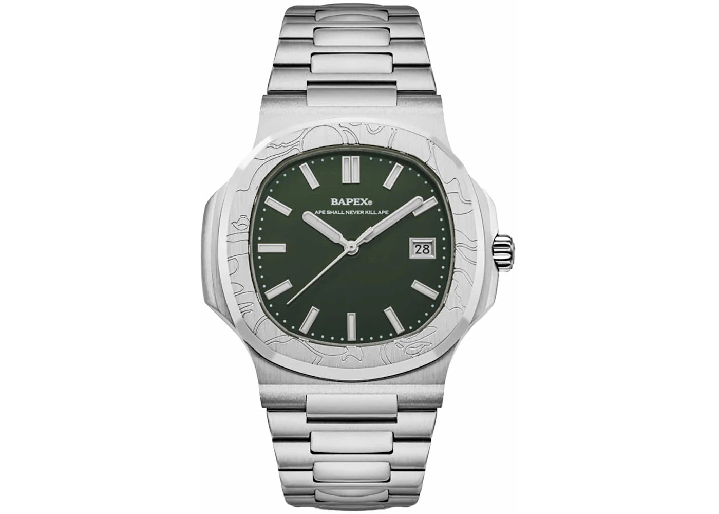 BAPE Type 10 II BAPEX Watch Olivedrab -1