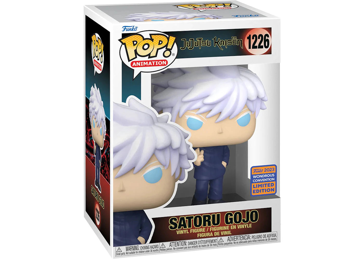 Funko Pop! Animation Jujutsu Kaisen Satoru Gojo 2023 Wondrous Convention Exclusive Figure #1226 -1