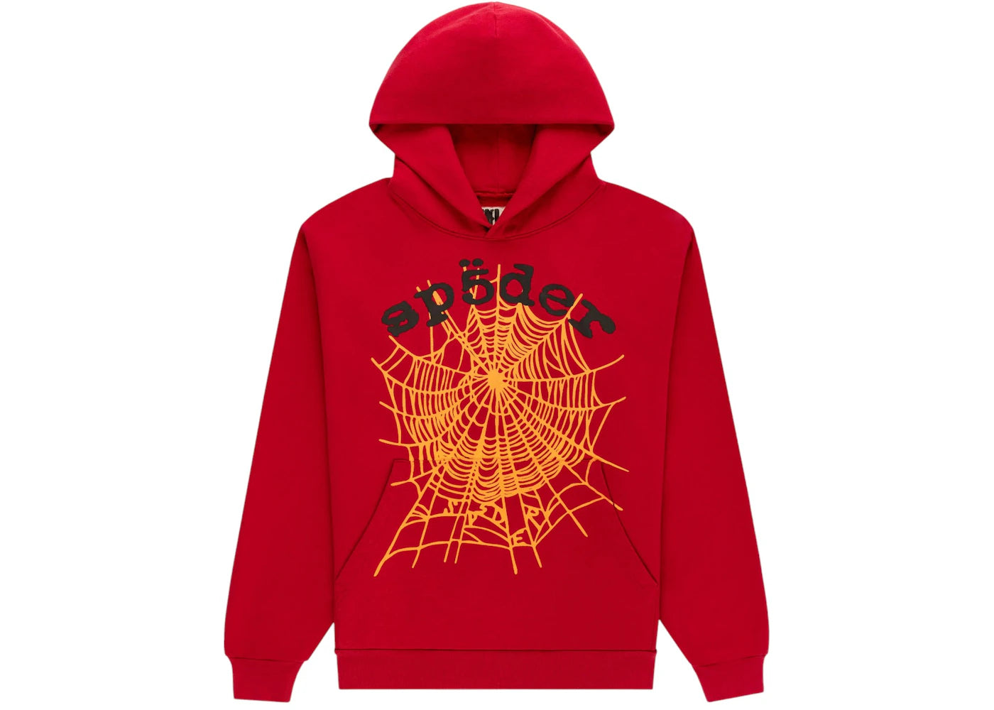 Sp5der OG Web V2 Hoodie Red -1