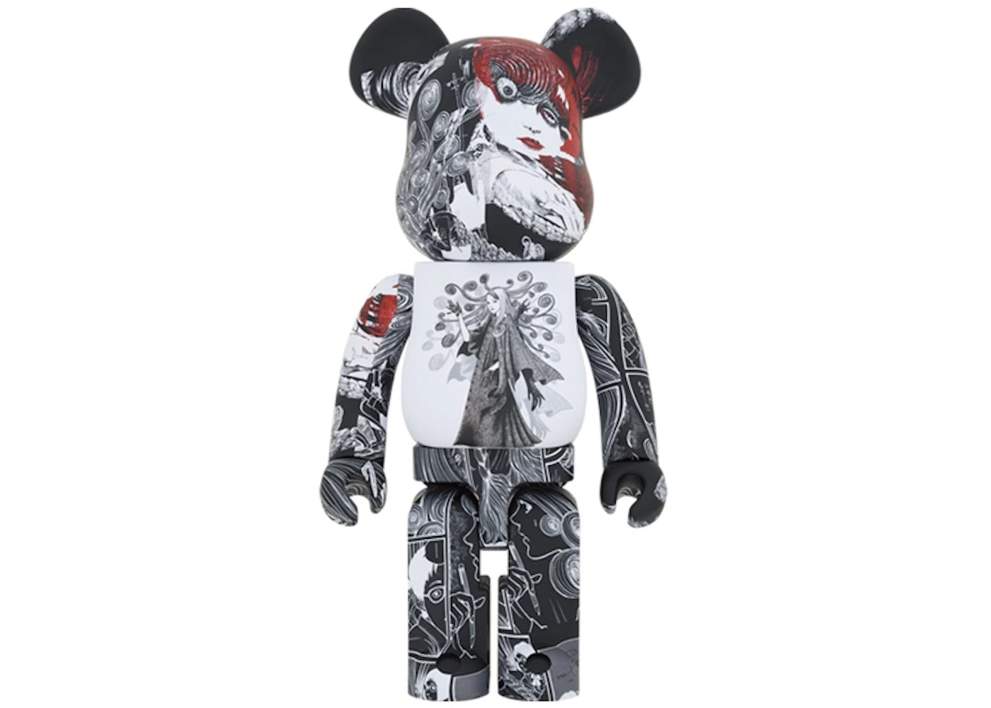 Bearbrick x S'YTE x Junji Ito Uzumaki 1000% -1