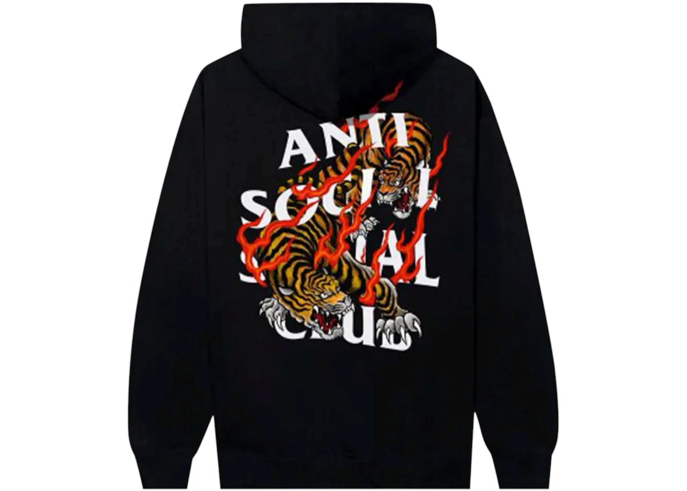 Anti Social Social Club Tiger Blood Hoodie Black -1