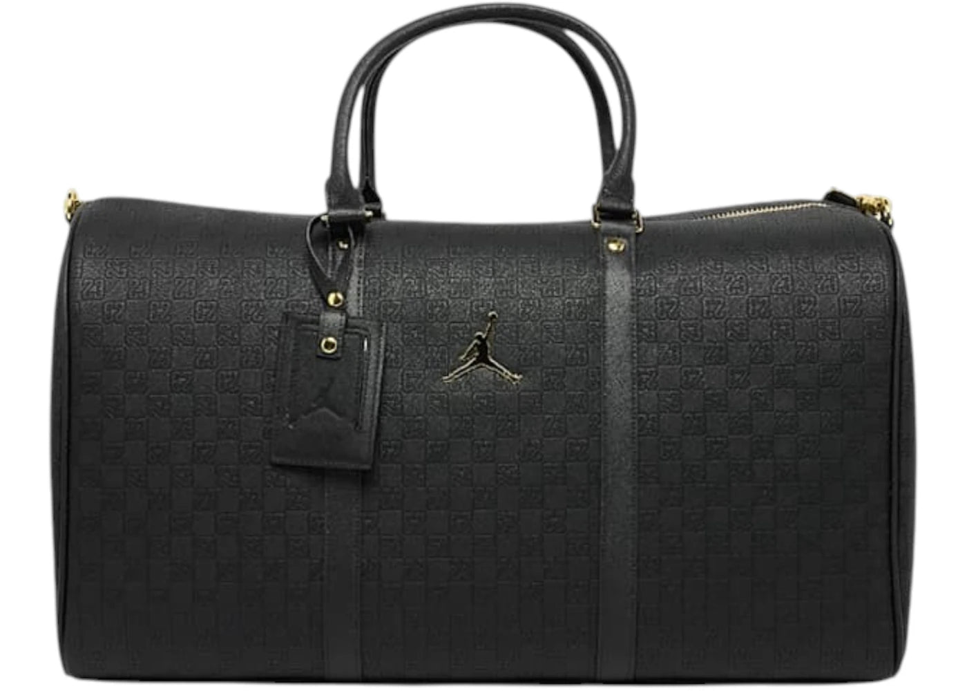 Nike Air Jordan Monogram Duffle Bag Black/Gold -1