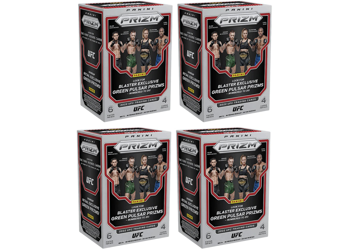 2022 Panini Prizm UFC Blaster Box 4x Lot -1