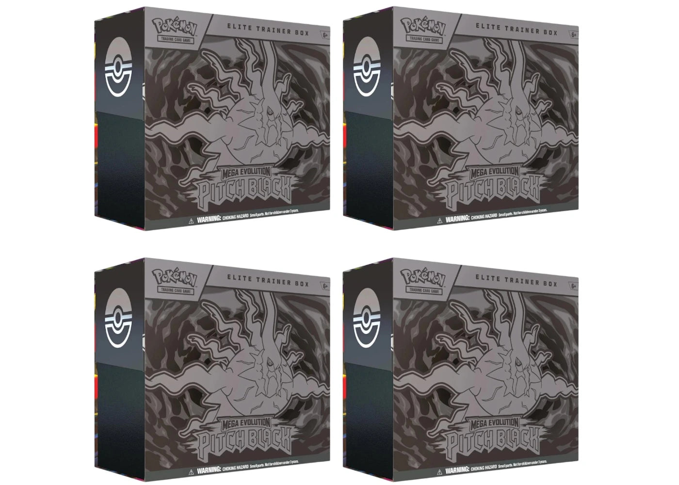 2026 Pokémon Mega Evolution Pitch Black Elite Trainer Box 4x Lot -1