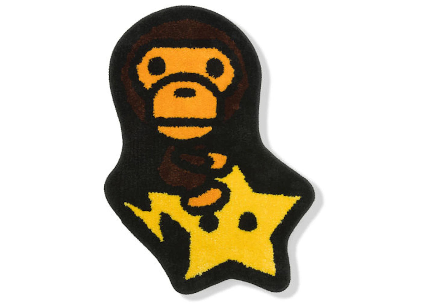 BAPE Baby Milo Sta Rug Brown Yellow -1