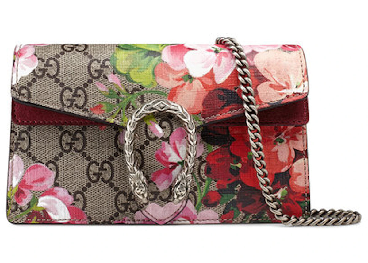 Gucci Dionysus GG Supreme Blooms Super Mini Beige/Ebony -1