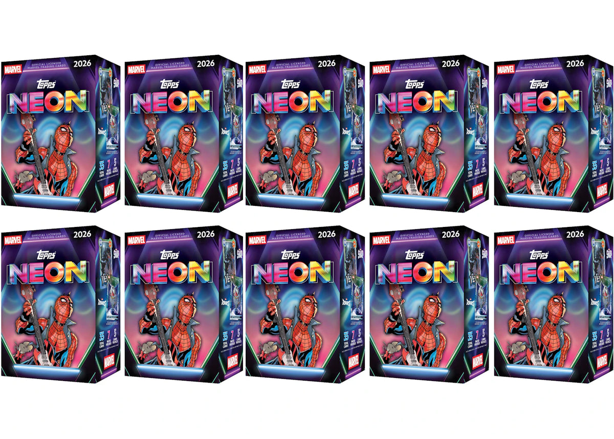 2026 Topps Neon Marvel Value Box 10x Lot -1